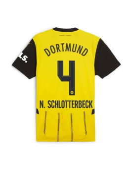 Borussia Dortmund Nico Schlotterbeck #4 Domaci Dres 2024-25 Kratak Rukavima